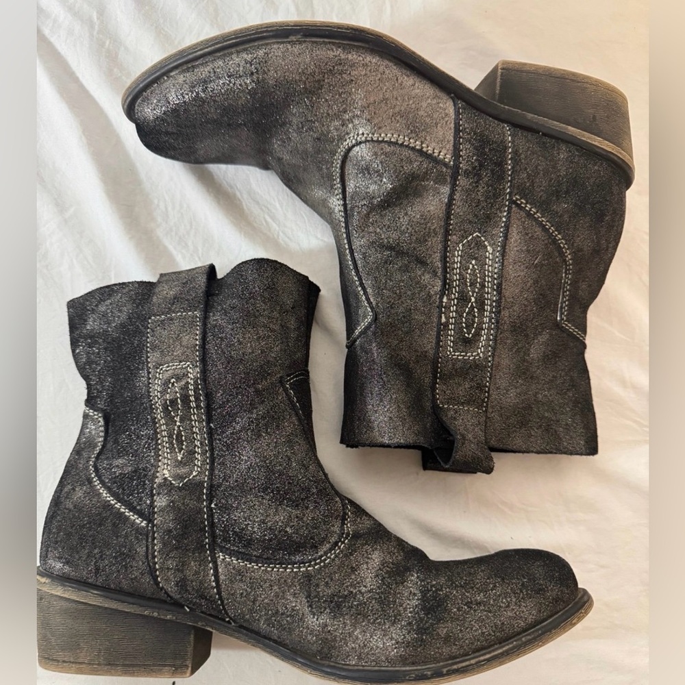 Charles David Black Ankle Boots